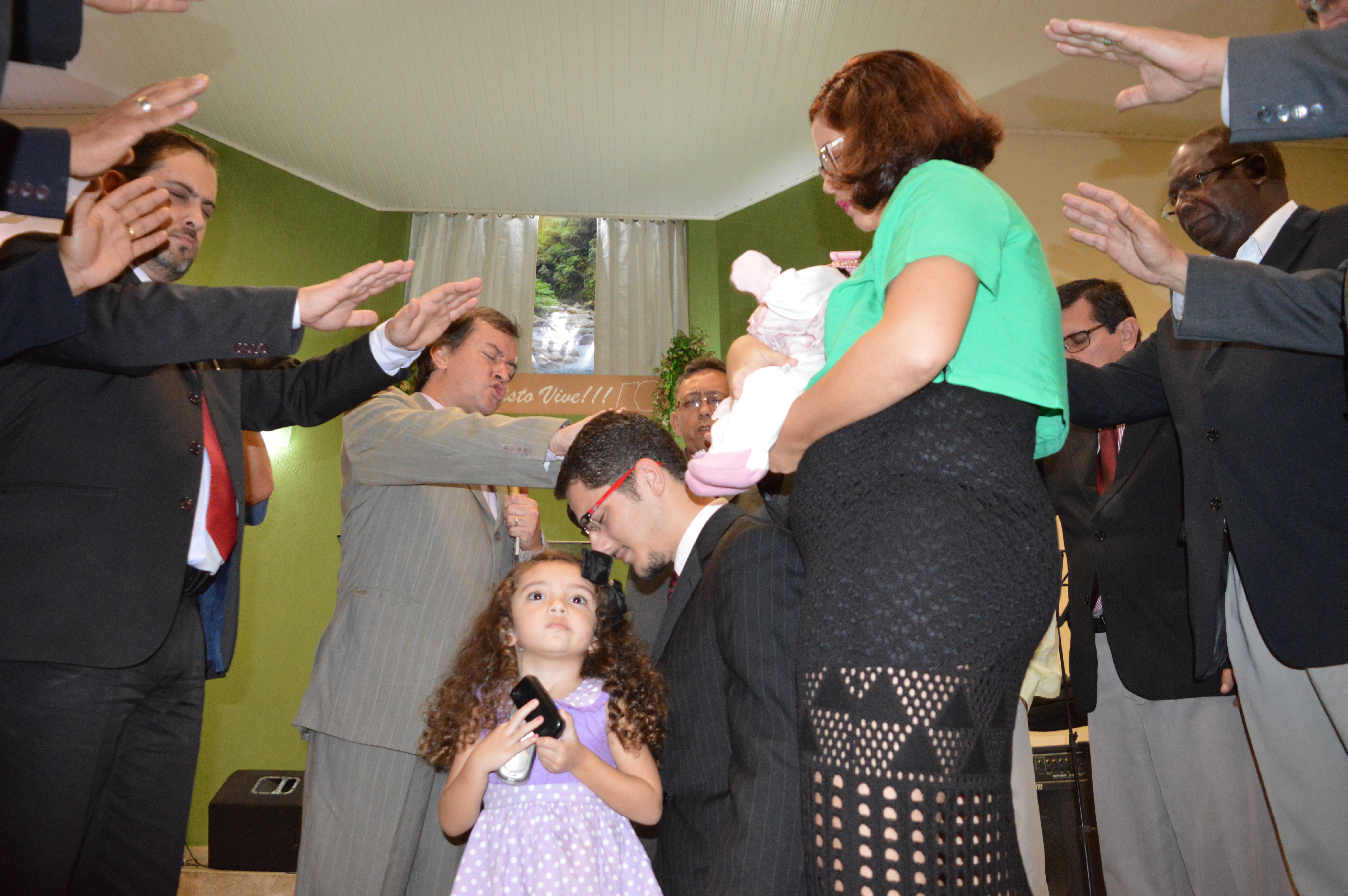 Equipe do Projeto Grace na reconstrução